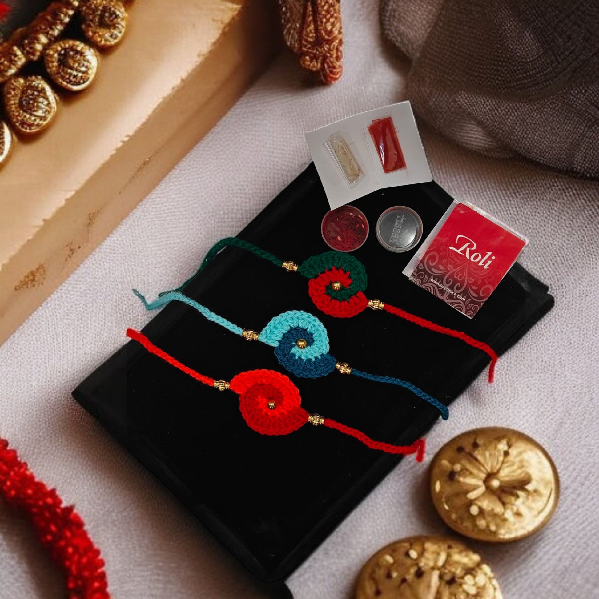 Festive Bloom Rakhi