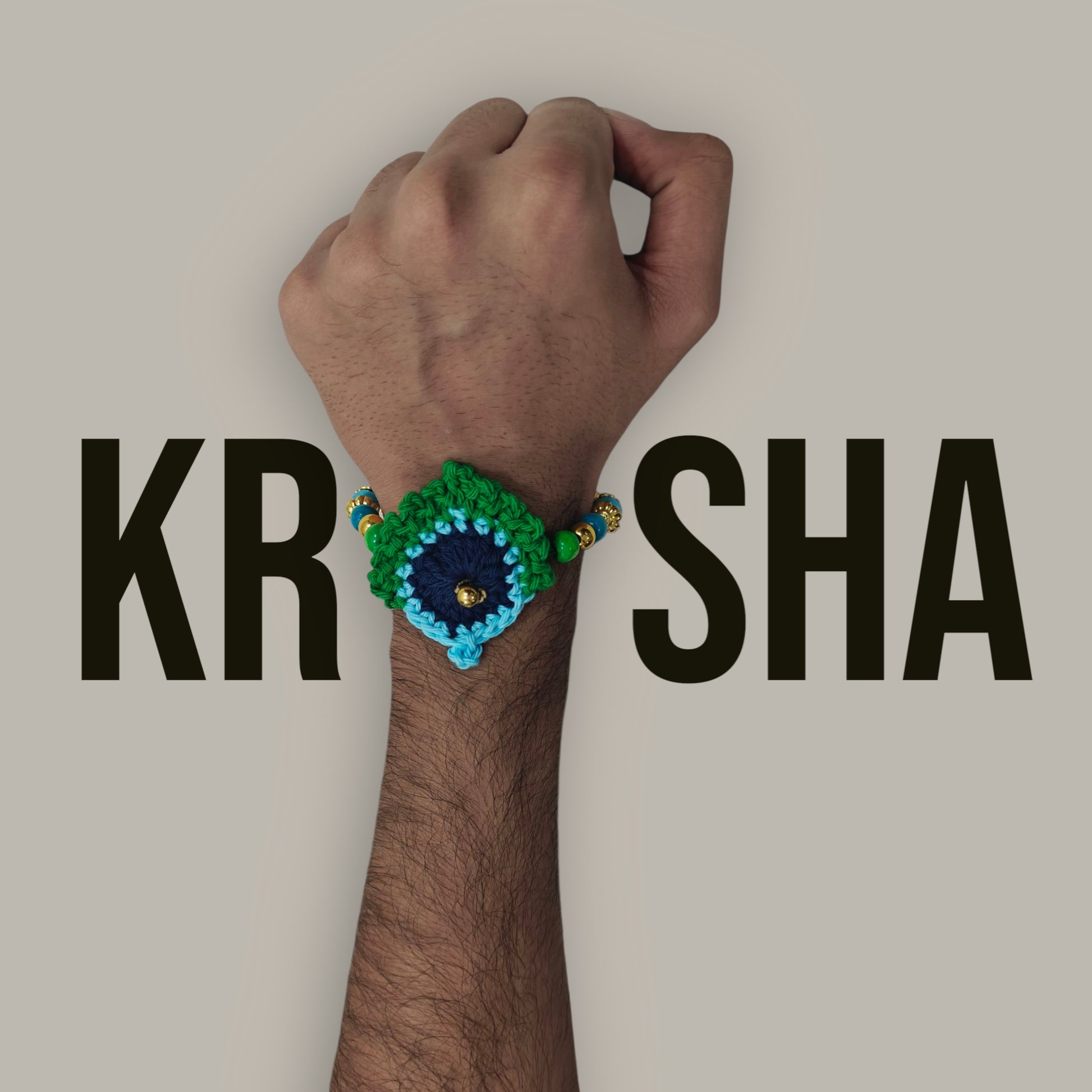 Krishna Feather Rakhi | Peacock Theme Rakhi